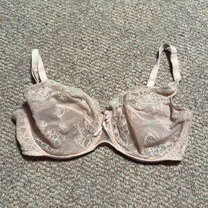 Gently Used Felina Pink Lace Underwire Bra 40DD